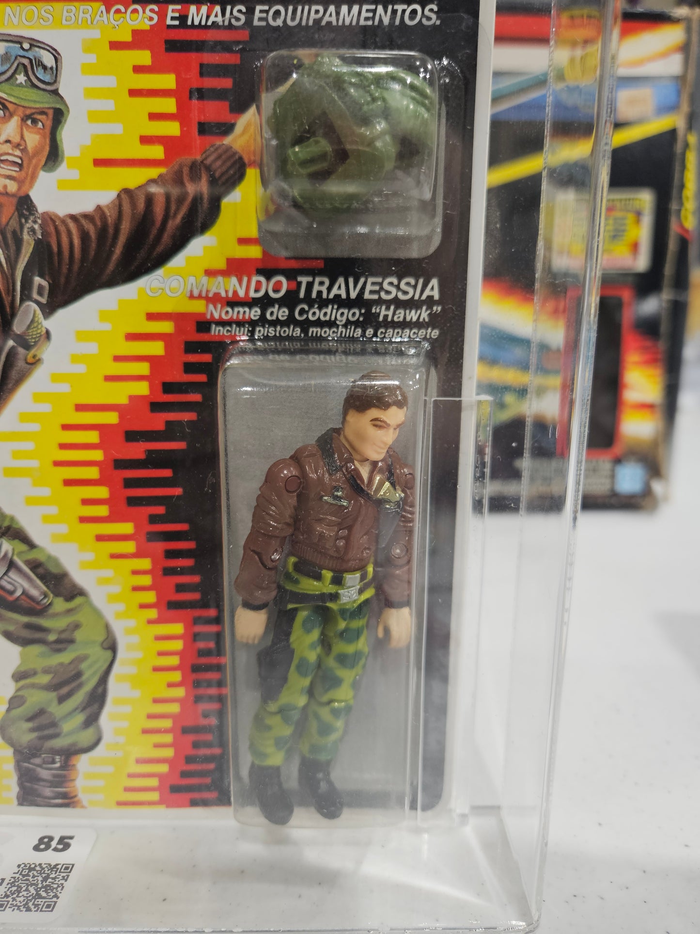 1986 Estrela GI Joe Comando Travessia (Hawk) CAS 85