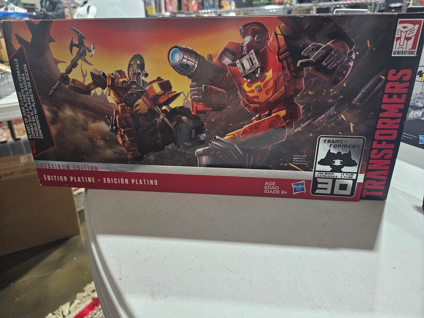 Transformers Planet of Junk Clash Platinum Sealed