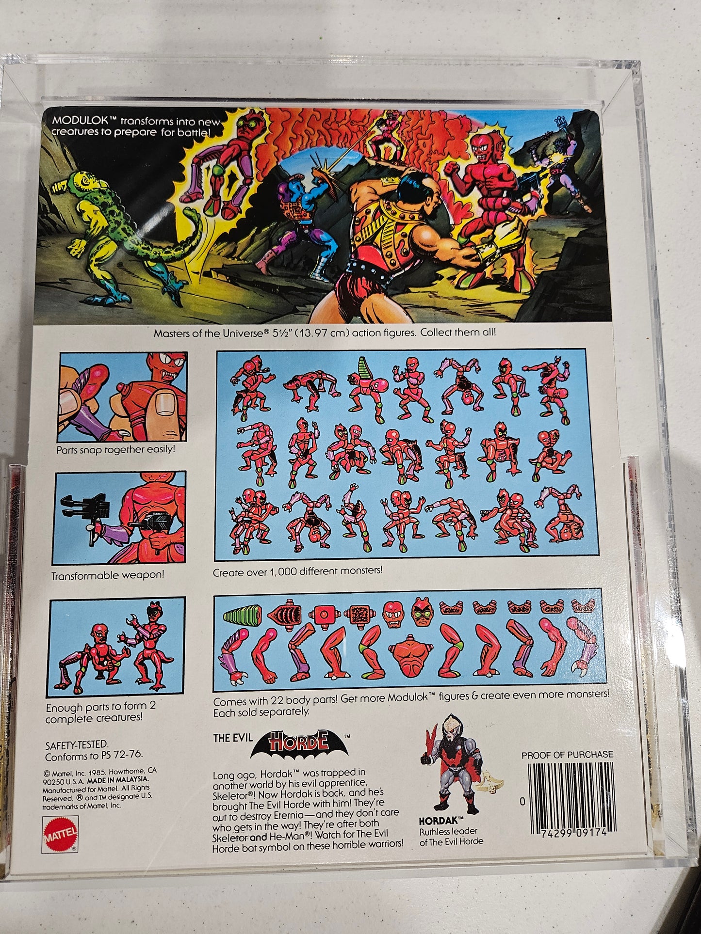 1985 Mattel MOTU Modulok AFA 85 NM+