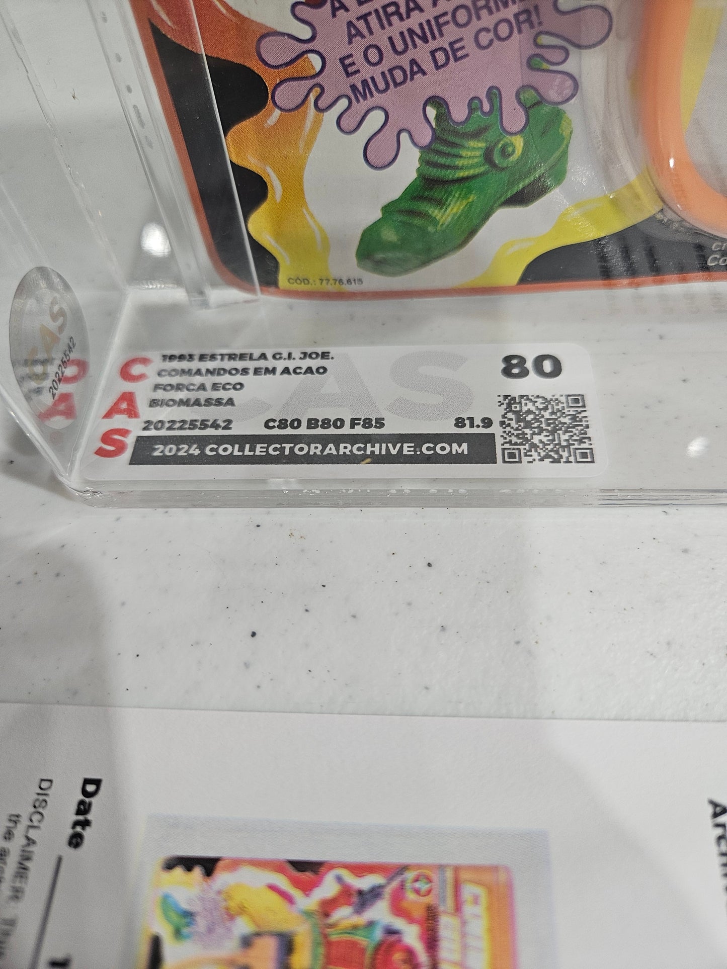 1993 Estrela GI Joe Forca Eco Biomassa CAS 80