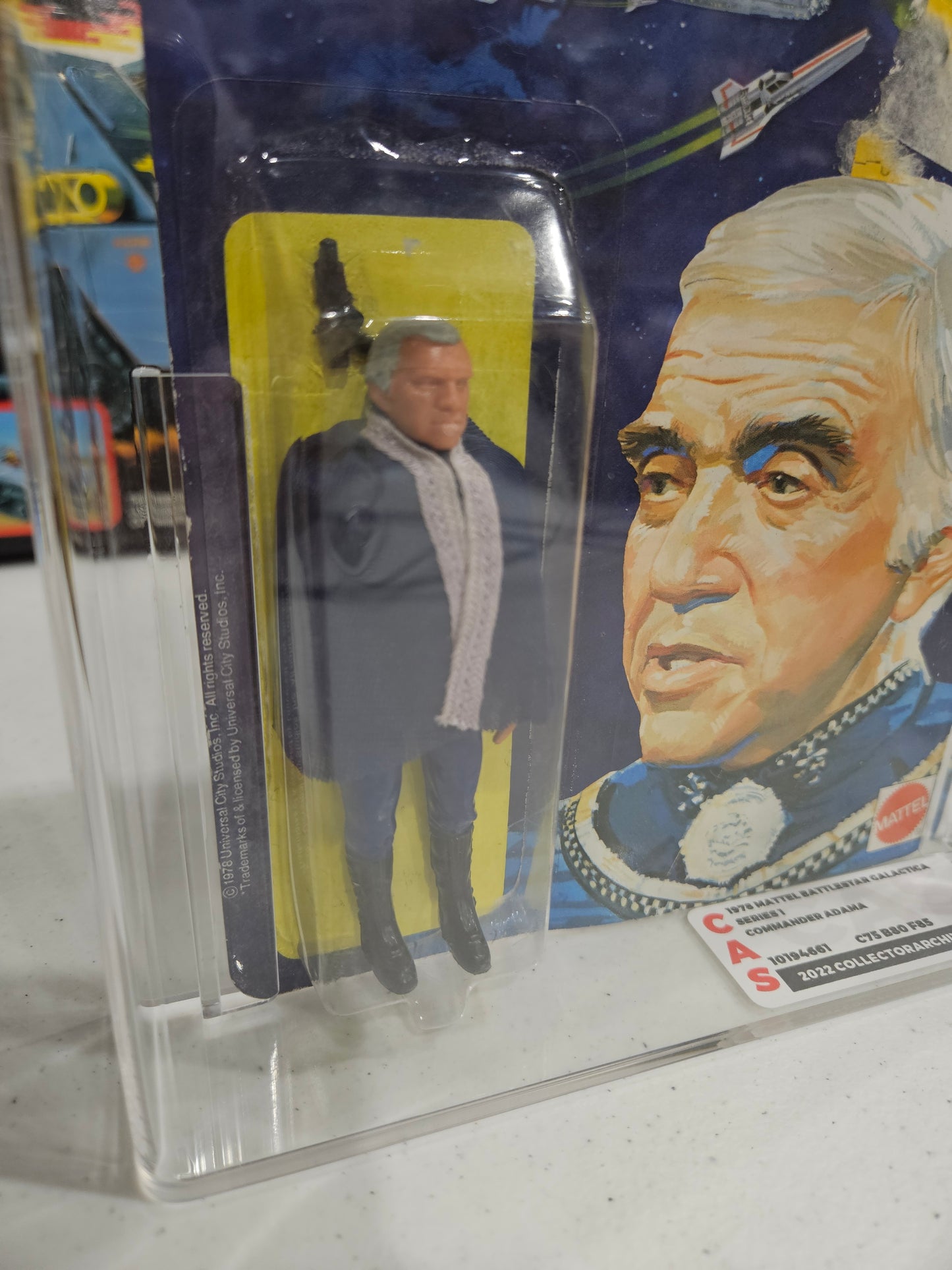 1978 Mattel Battlestar Galactica Commander Adama CAS 75