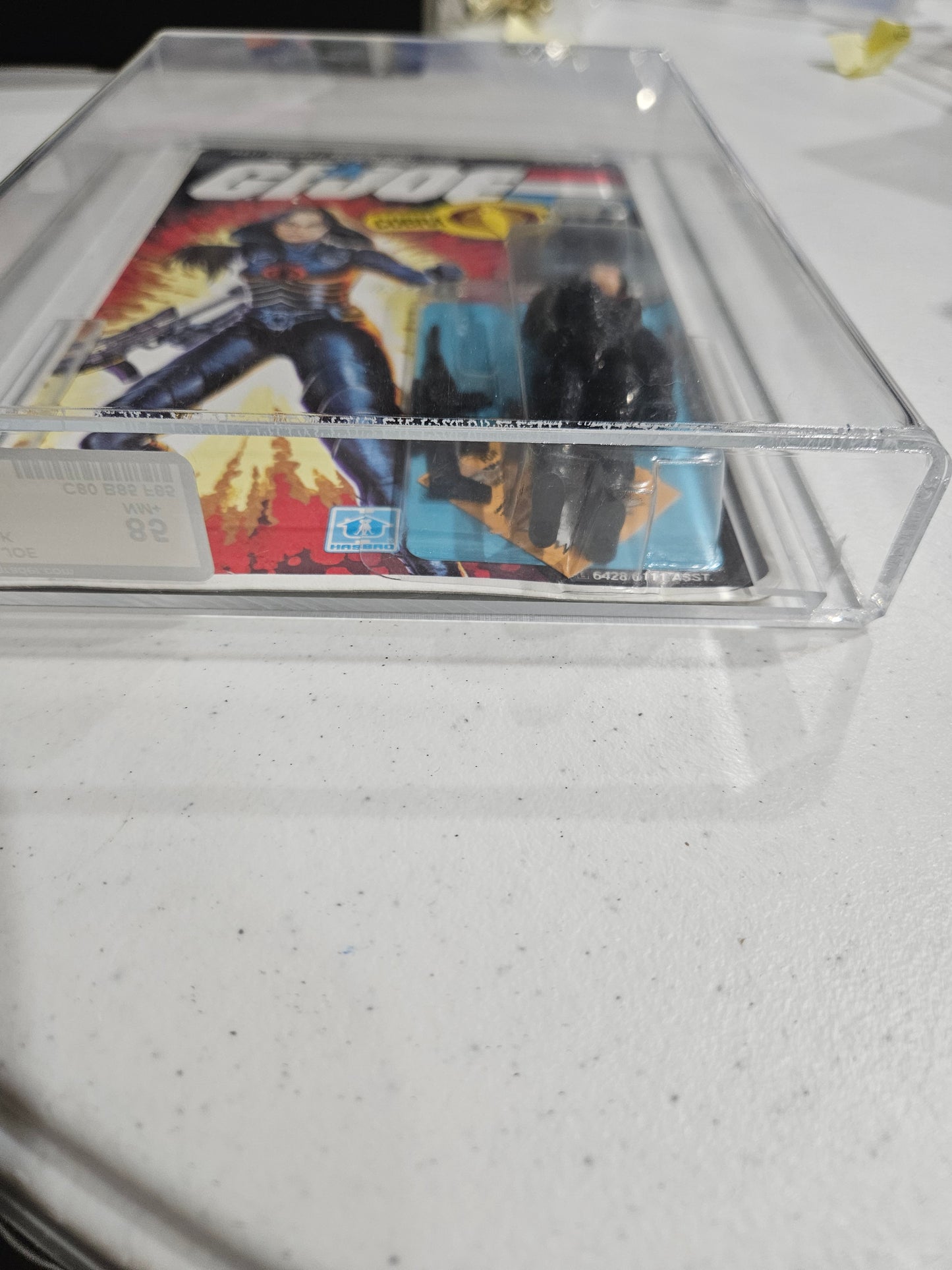 1984 Hasbro GI Joe Baroness Peach Fire Card AFA 85 NM+