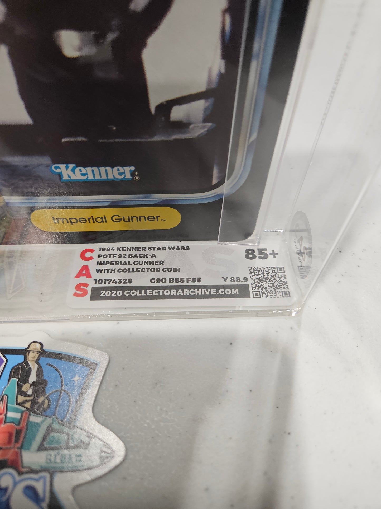 1984 Kenner Star Wars POTF Imperial Gunner CAS 85+