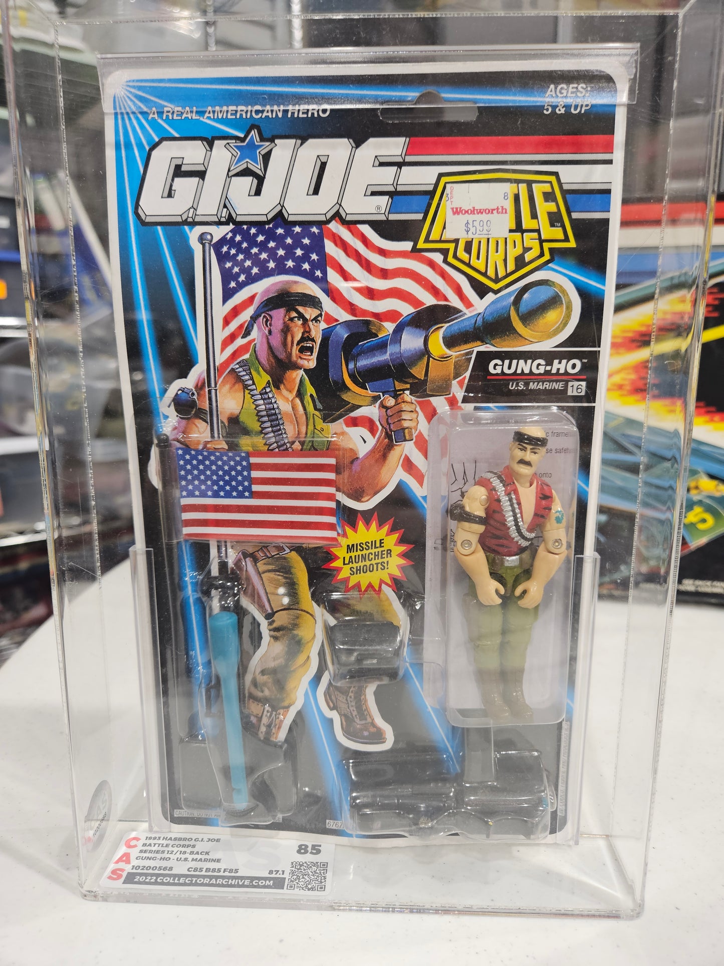 1993 Hasbro GI Joe Battle Corps Gung-Ho CAS 85