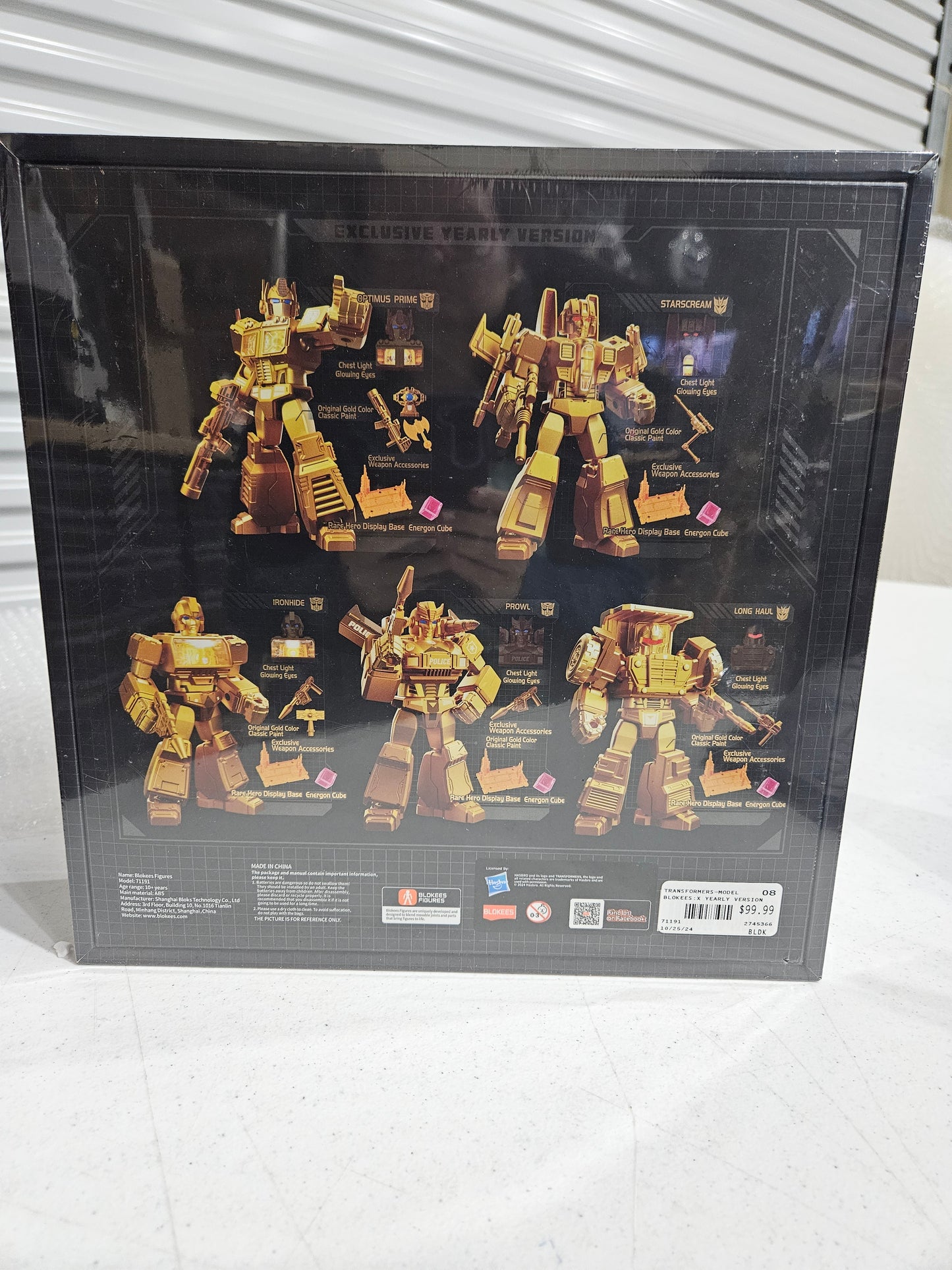 Blokees Transformers The Golden Lagoon Sealed