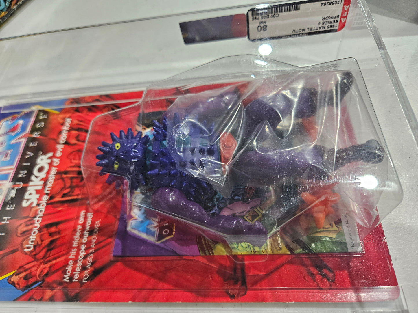 1985 Mattel MOTU Spikor AFA 80 NM