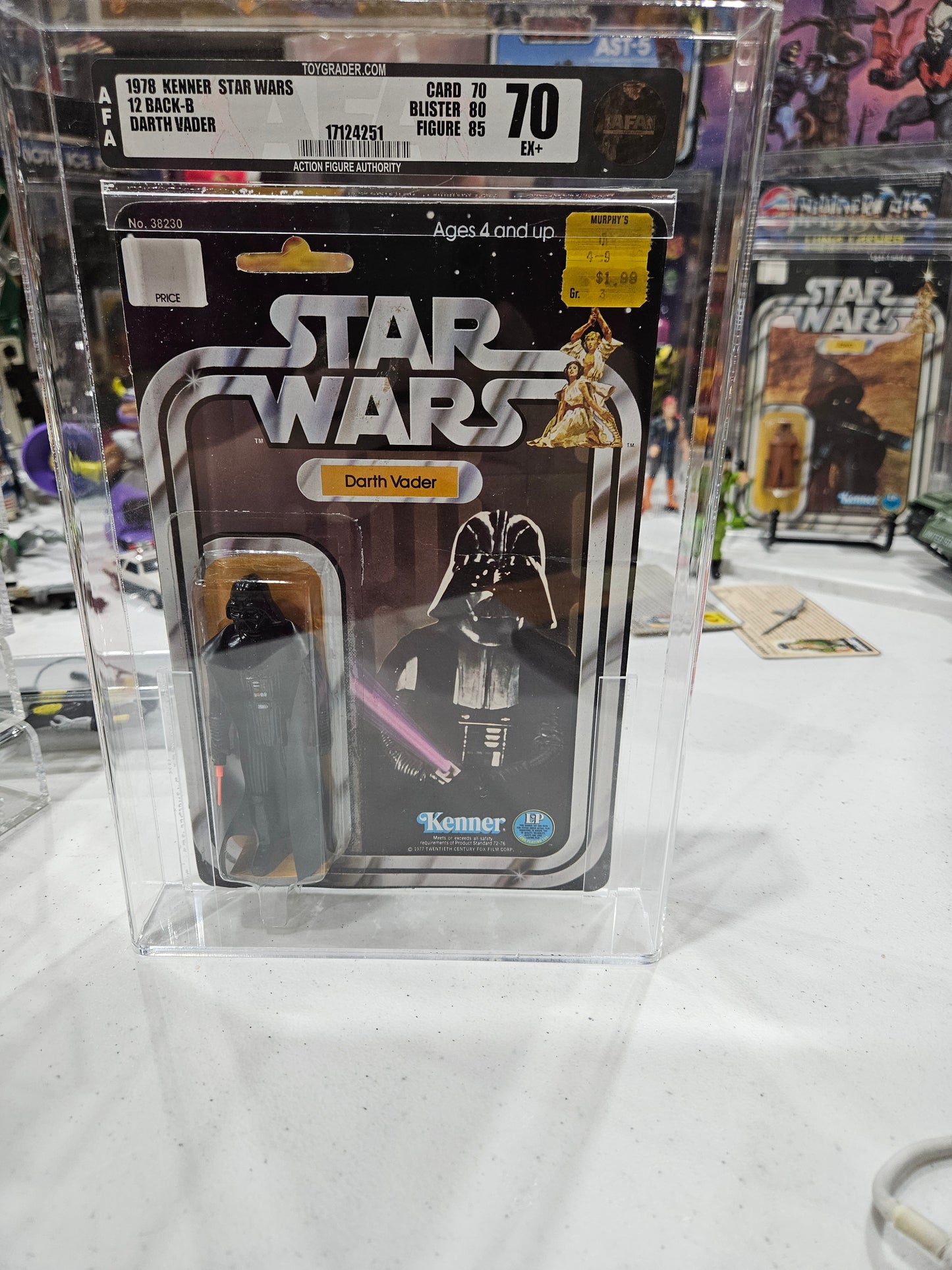 1978 Kenner Star Wars Darth Vader AFA 70 EX+