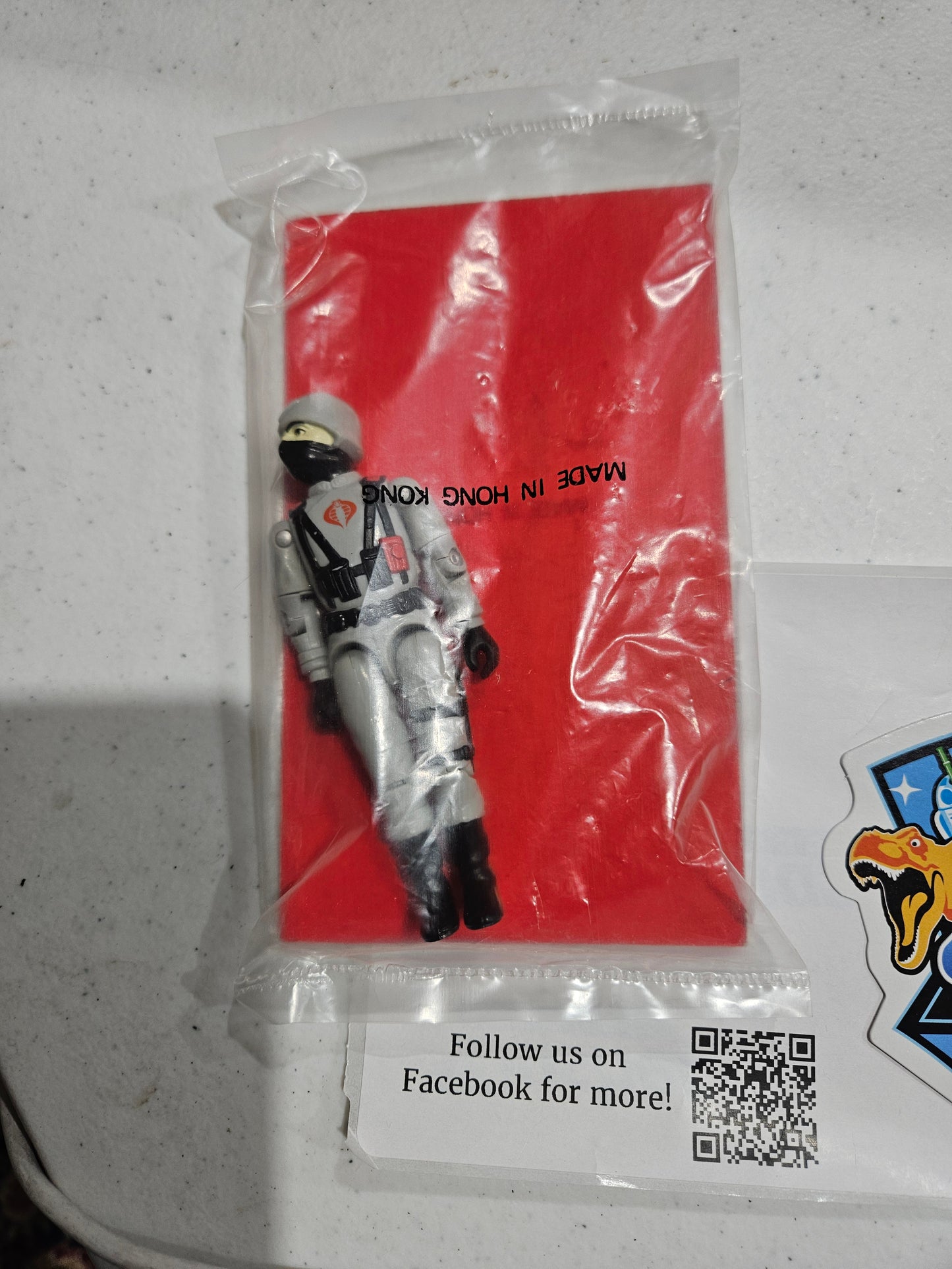 1987 Hasbro GI Joe Cobra Stinger Driver The Enemy Red Card