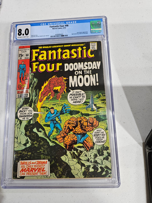 1970 Marvel Fantastic Four #98 CGC 8.0