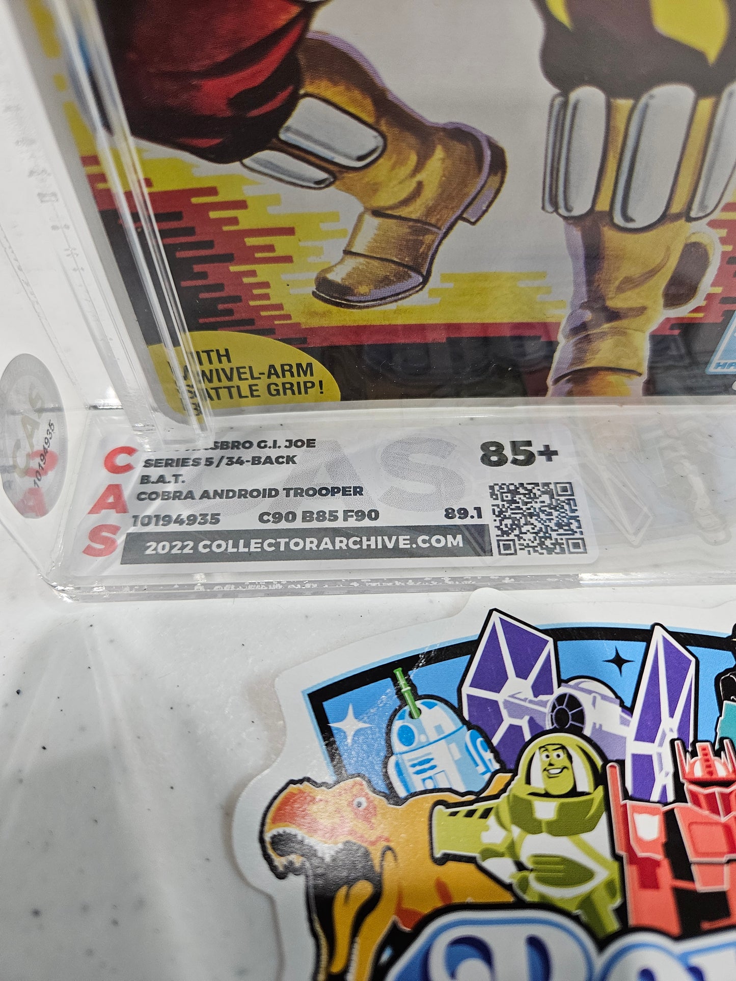 1985 Hasbro GI Joe B.A.T Cobra Android Trooper CAS 85+