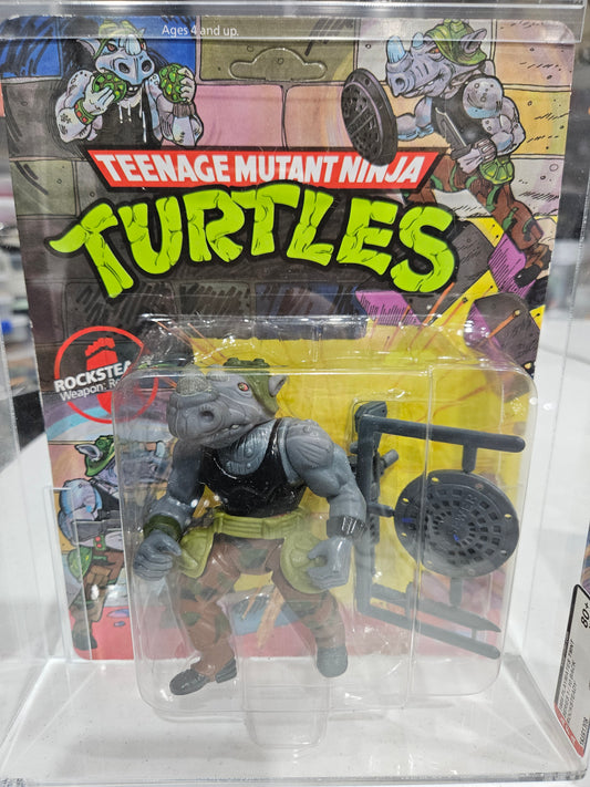 1988 Playmates TMNT Rocksteady AFA 80+ NM