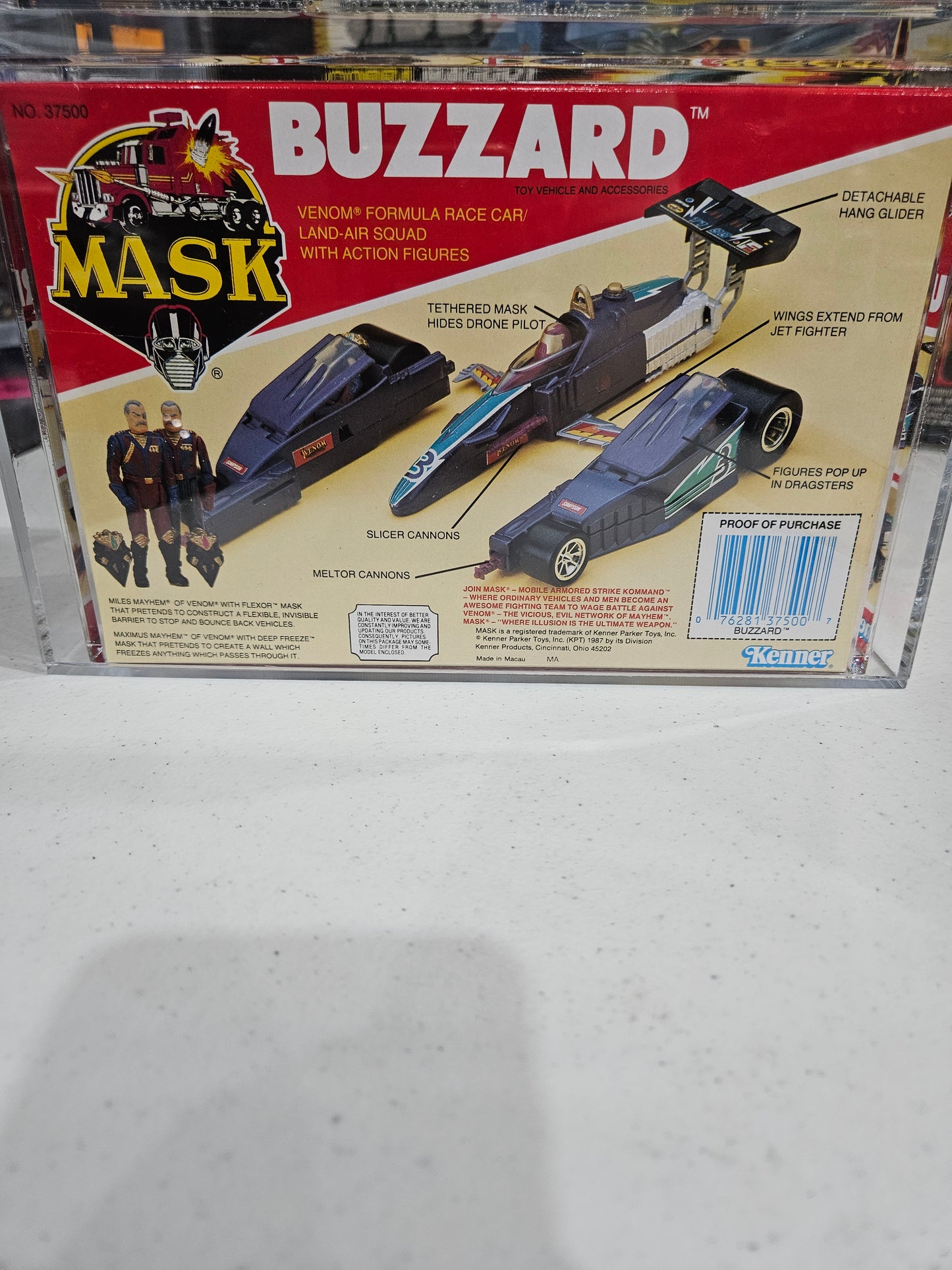 1987 Kenner MASK Buzzard AFA U85+