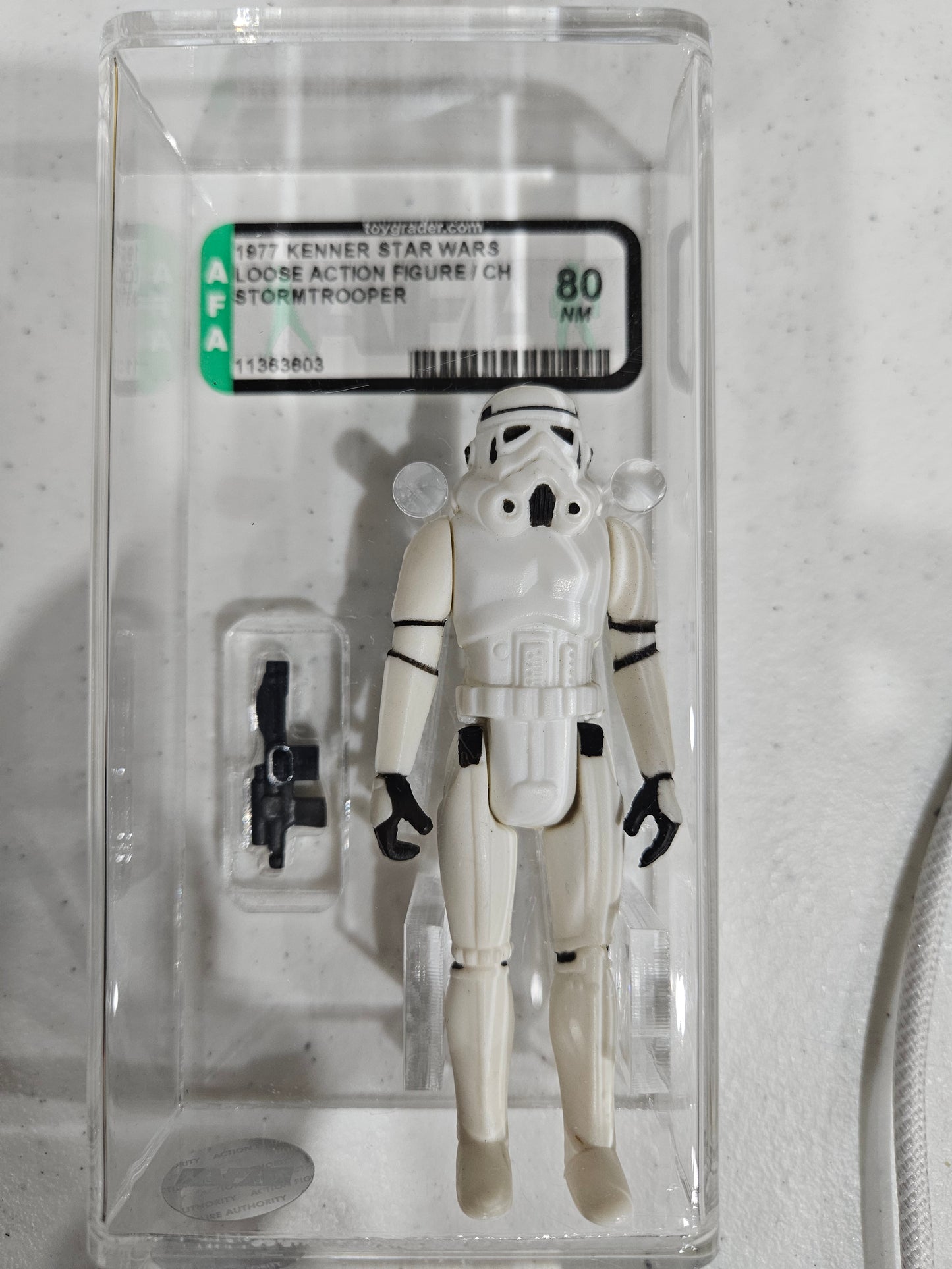 1977 Kenner Star Wars Stormtrooper AFA 80