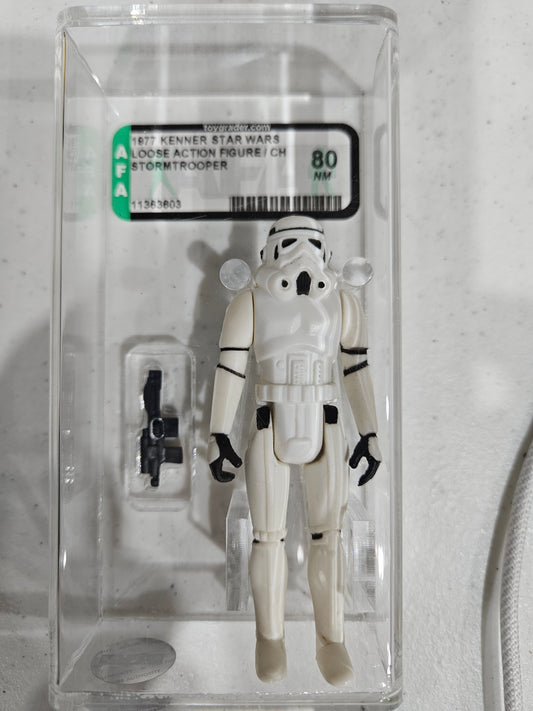 1977 Kenner Star Wars Stormtrooper AFA 80