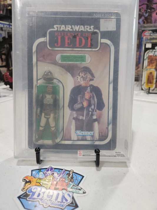 1983 Kenner Star Wars ROTJ 77 Back A Lando Calrissian (Skiff) CAS 80