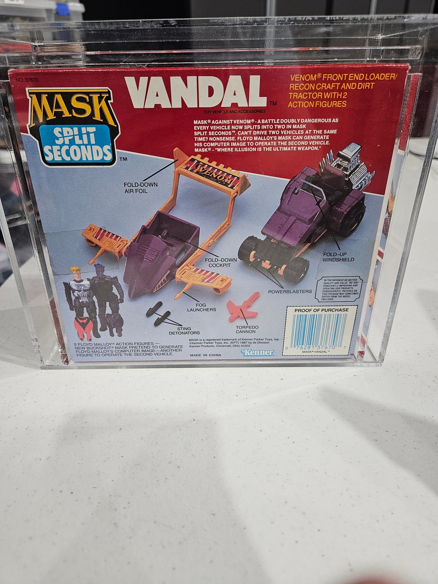 1988 Kenner MASK Vandal AFA 85 NM+