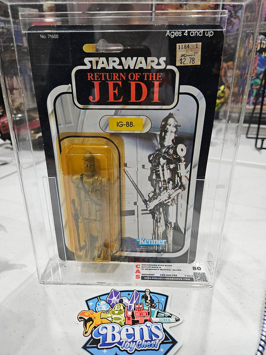 1983 Kenner Star Wars ROTJ IG-88 Silver CAS 80