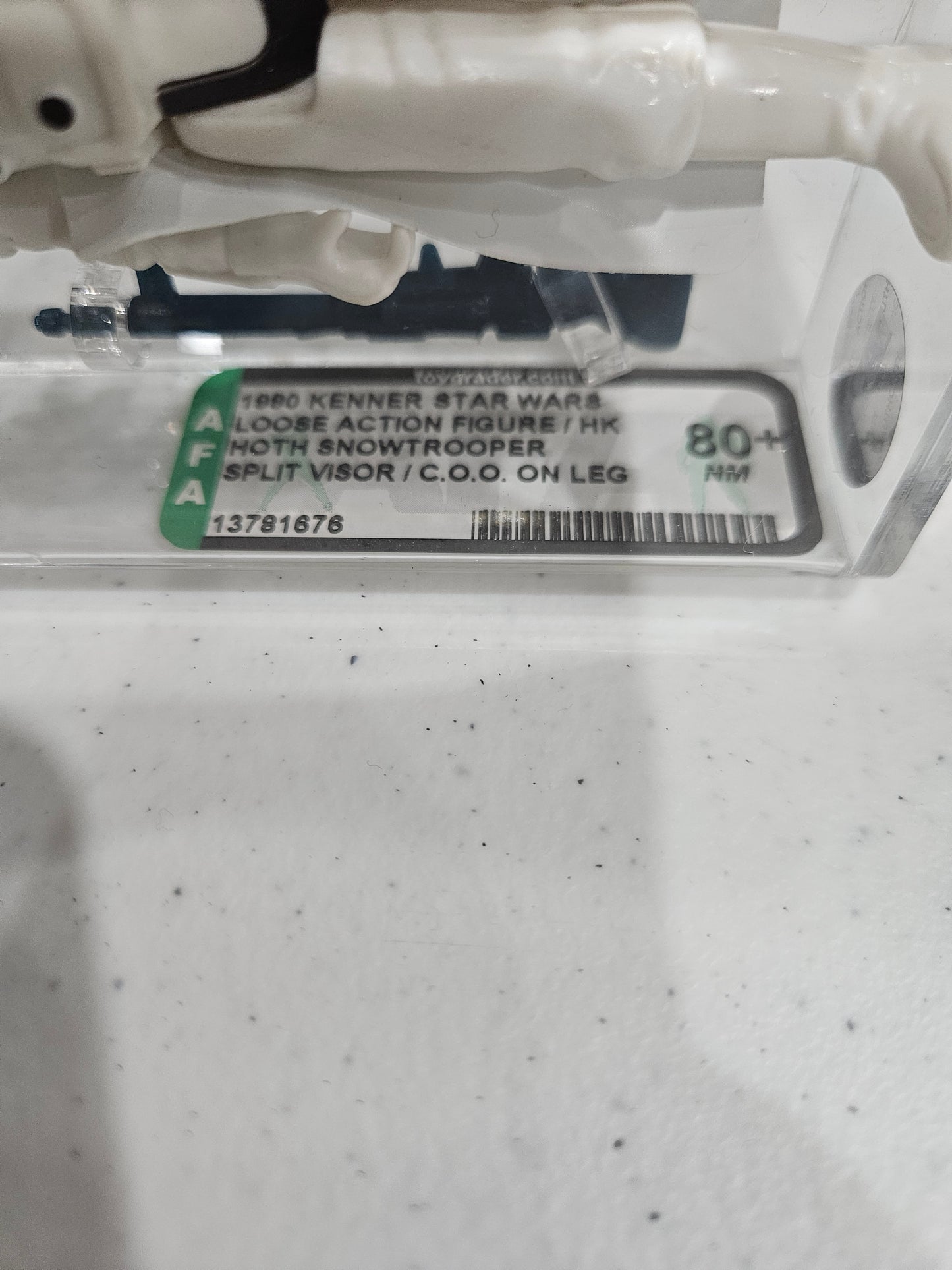 1980 Kenner Star Wars Snowtrooper Split Visor AFA 80+ Loose