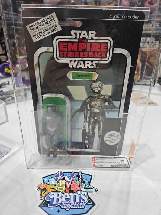 1982 Clipper Star Wars Zuckuss AFA 60