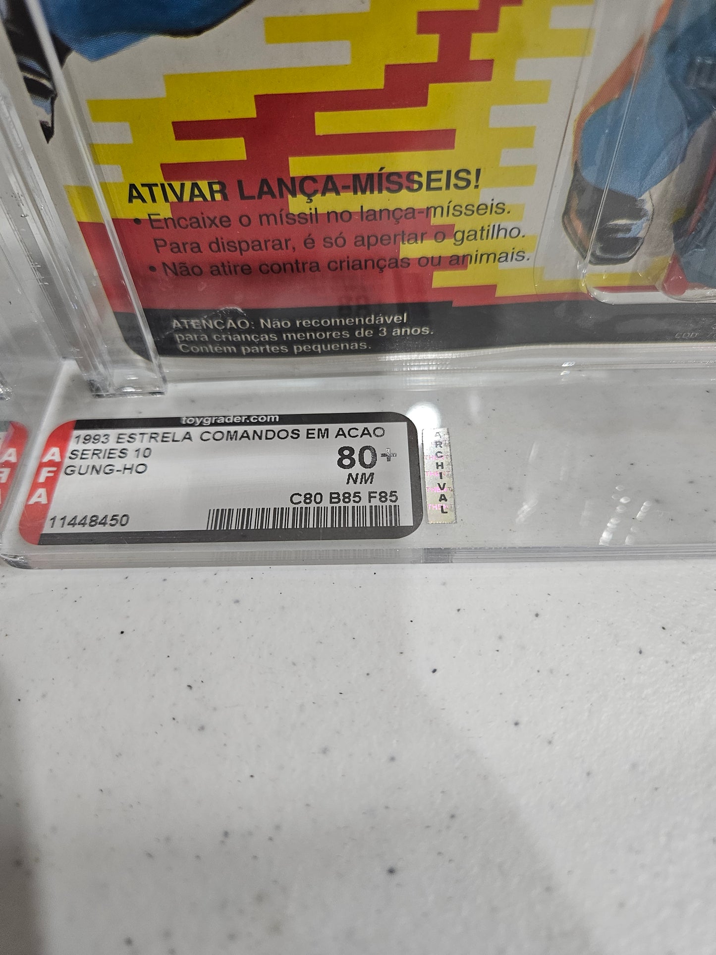 1993 Estrela Comandos Em Acao Gung-Ho AFA 80+