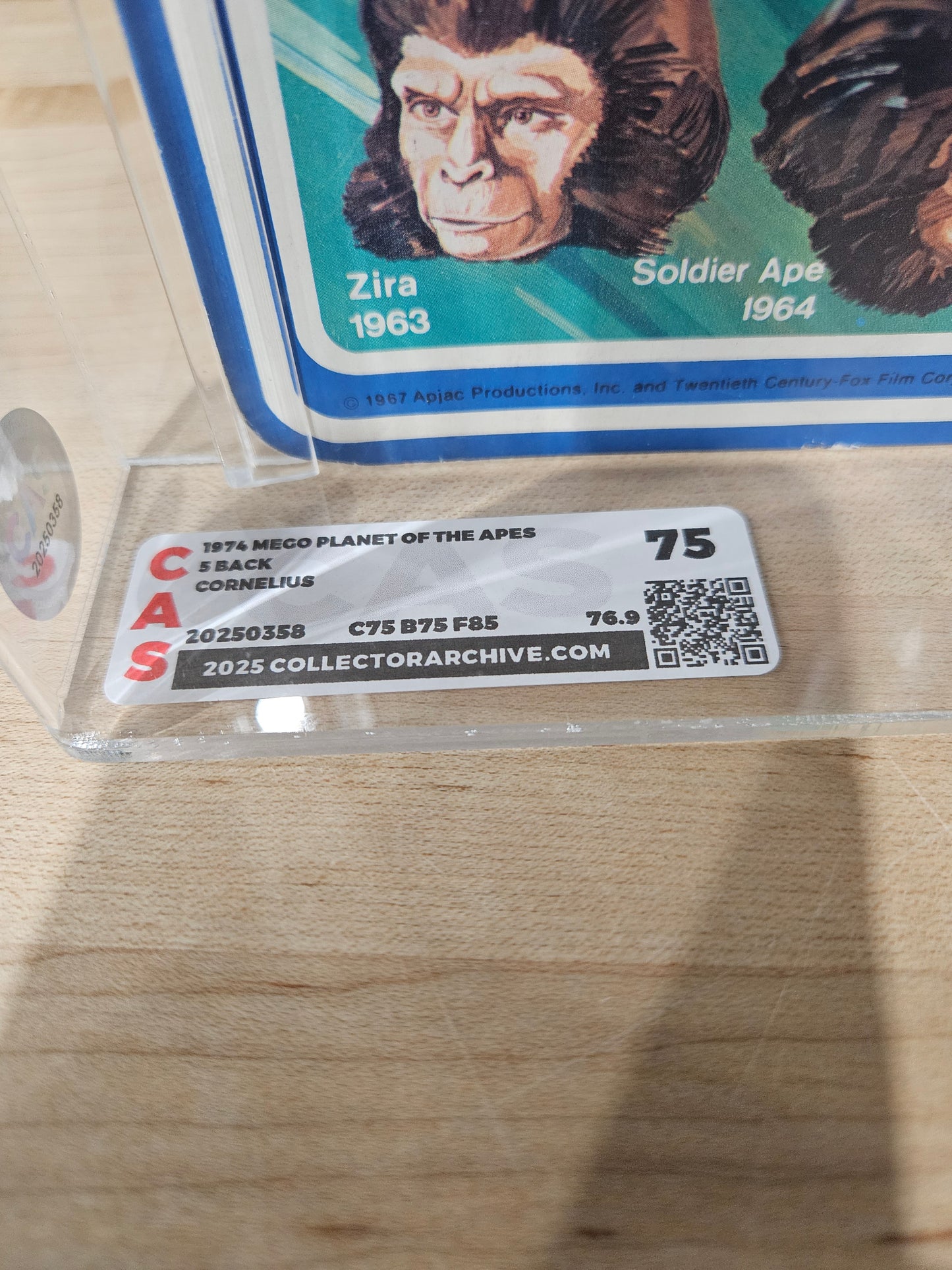 1974 Mego Planet of the Apes Cornelius CAS 75