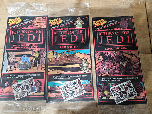 1983 ROTJ Star Wars Presto Magix Set of 3