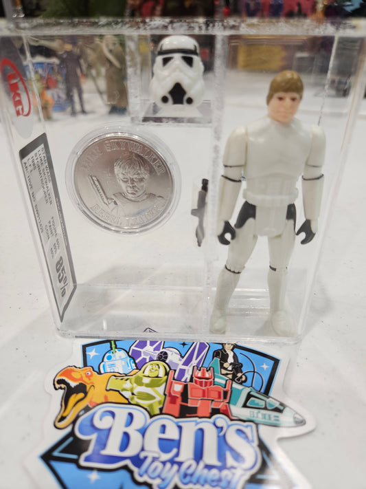 1985 Kenner Star Wars Luke Skywalker Stormtrooper UKG 85%