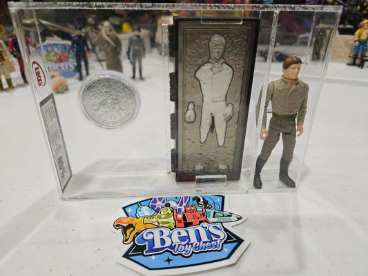 1985 Kenner Star Wars Han Solo Carbonite POTF UKG 85%