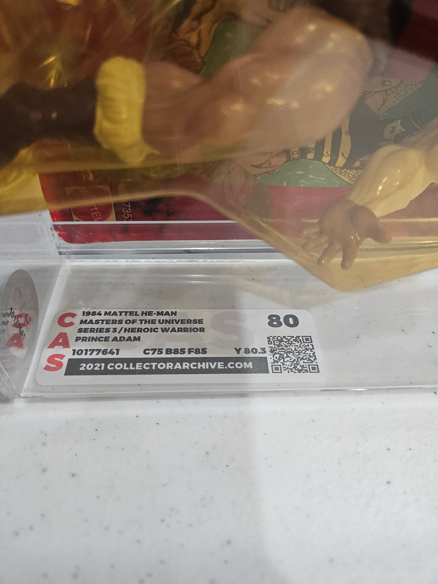 1984 Mattel MOTU He-Man Prince Adam CAS 80