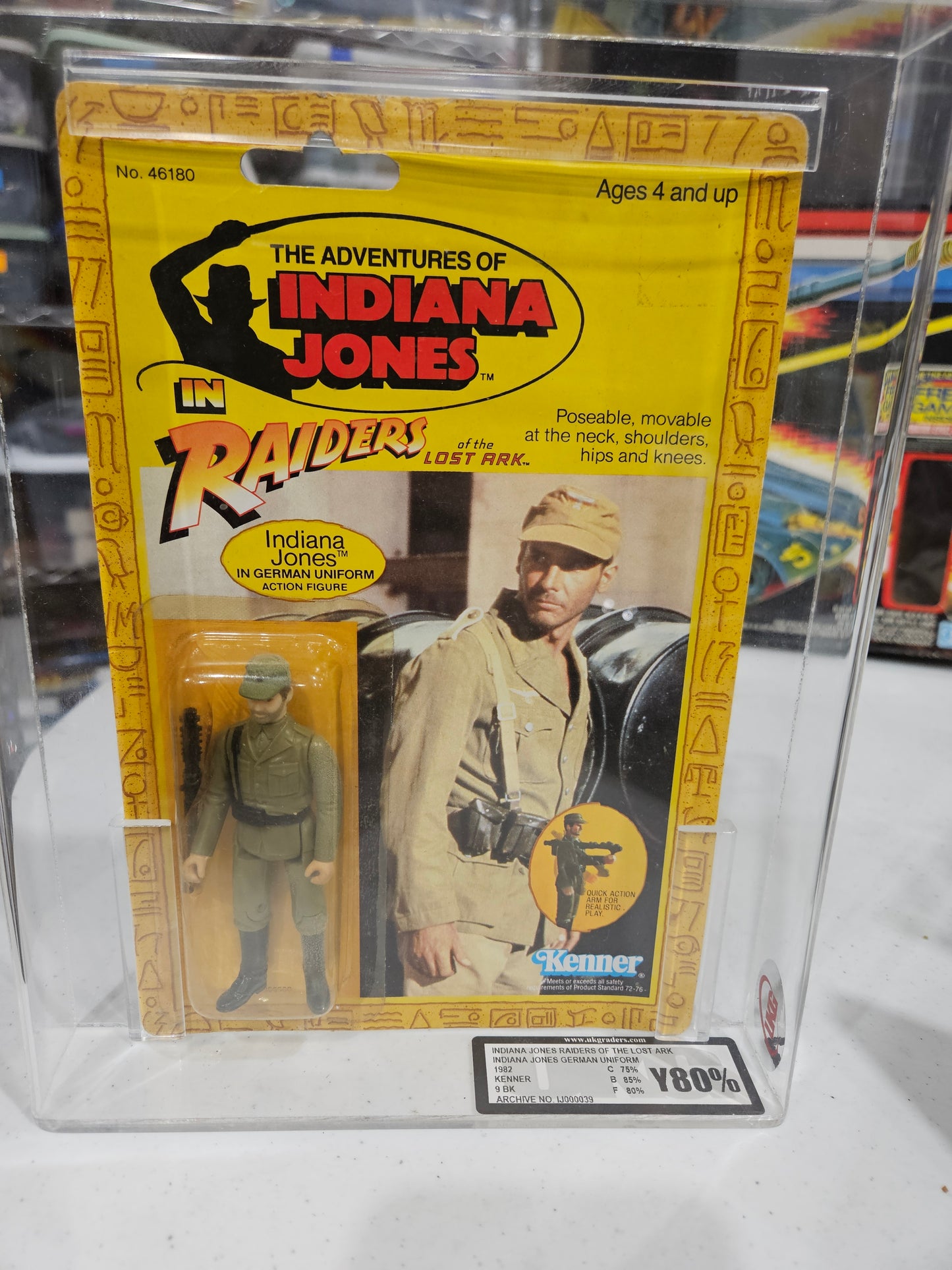 1982 Kenner Indiana Jones German Uniform UKG Y80%