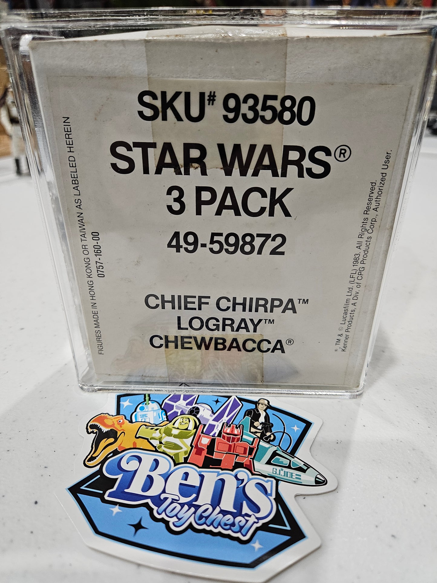 1983 Kenner Star Wars Dept Store 3-Pack CAS 80