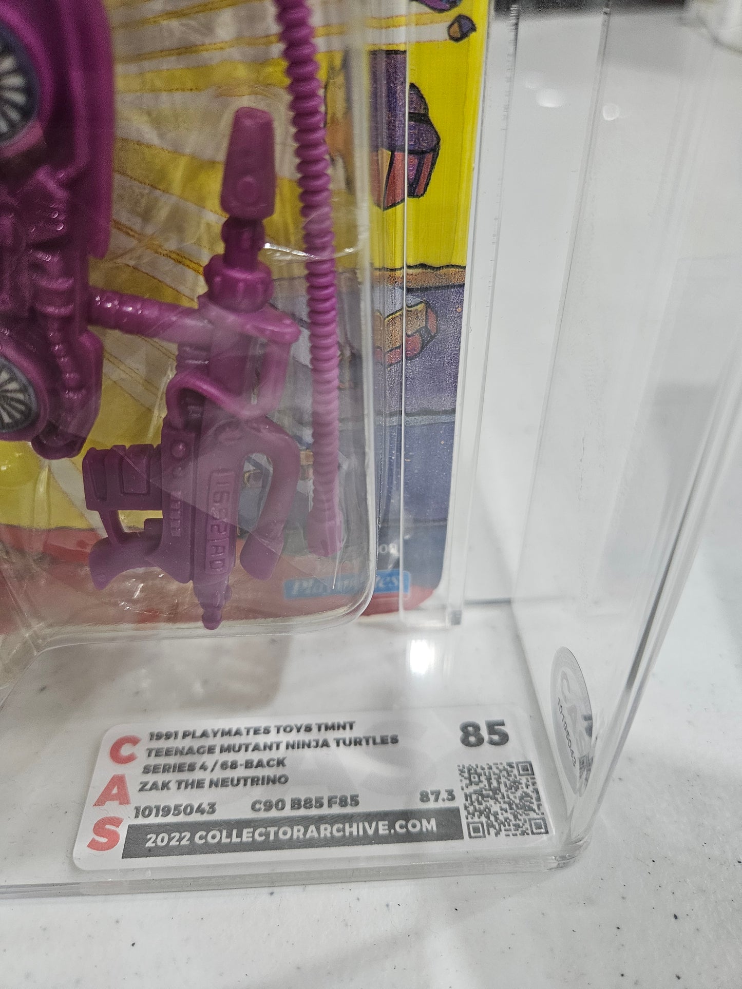 1991 Playmates TMNT Zak the Neutrino CAS 85