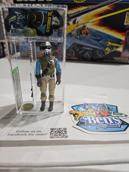 1989 Hasbro GI Joe Steel Brigade AFA U90 NM+/MT