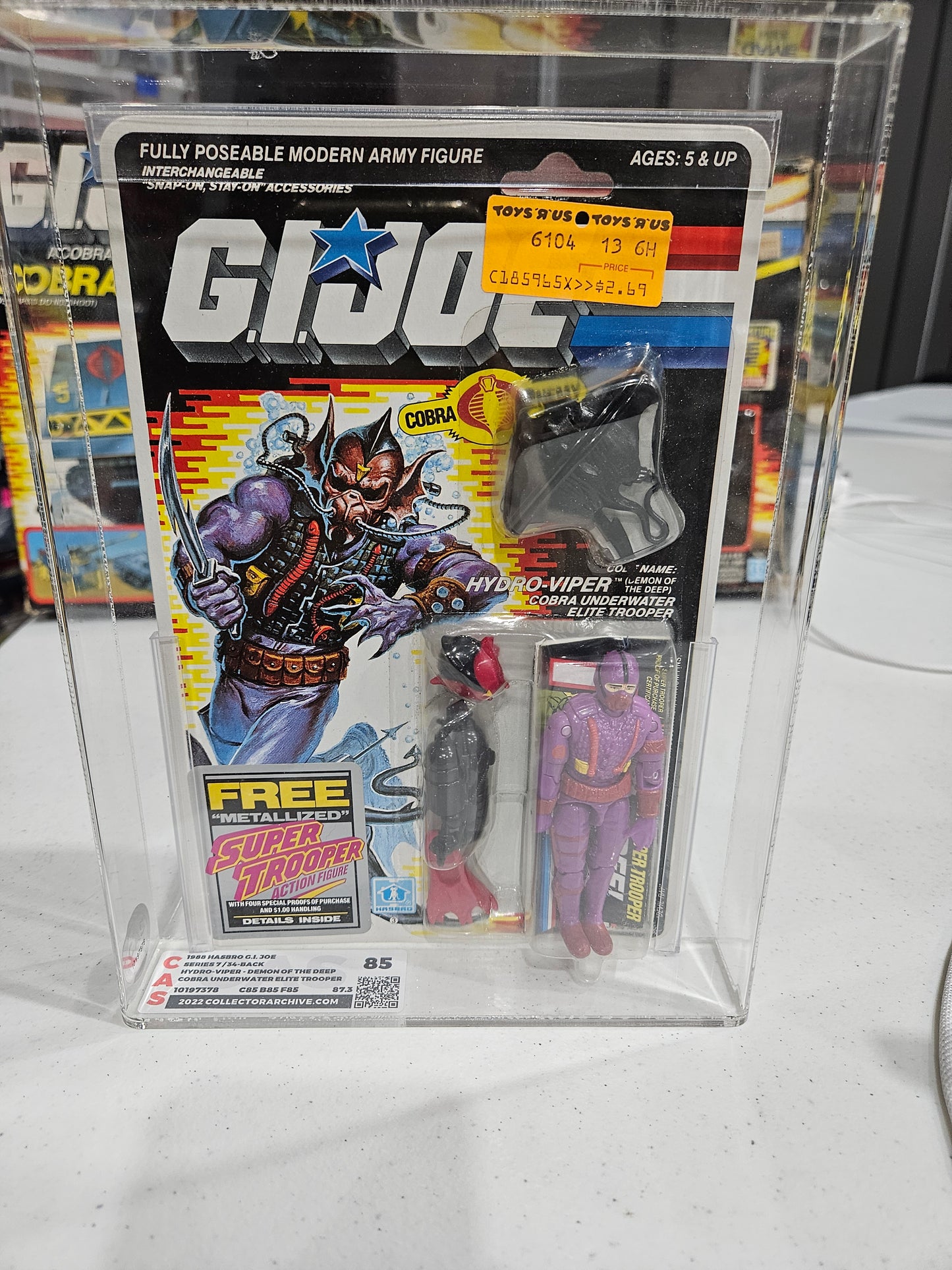 1988 Hasbro GI Joe Hydro-Viper CAS 85