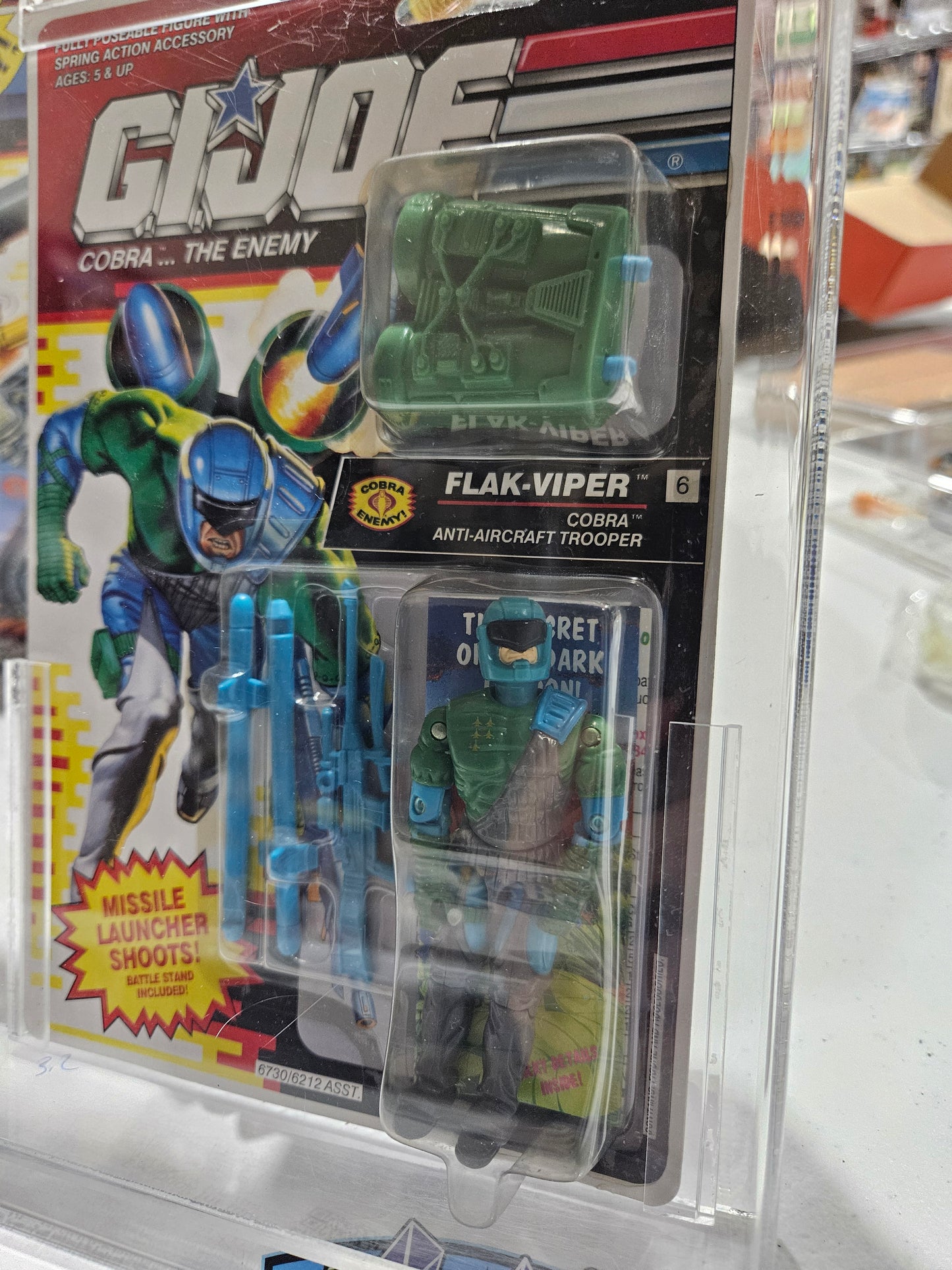 1992 Hasbro GI Joe Flak-Viper AFA 90 NM+/MT