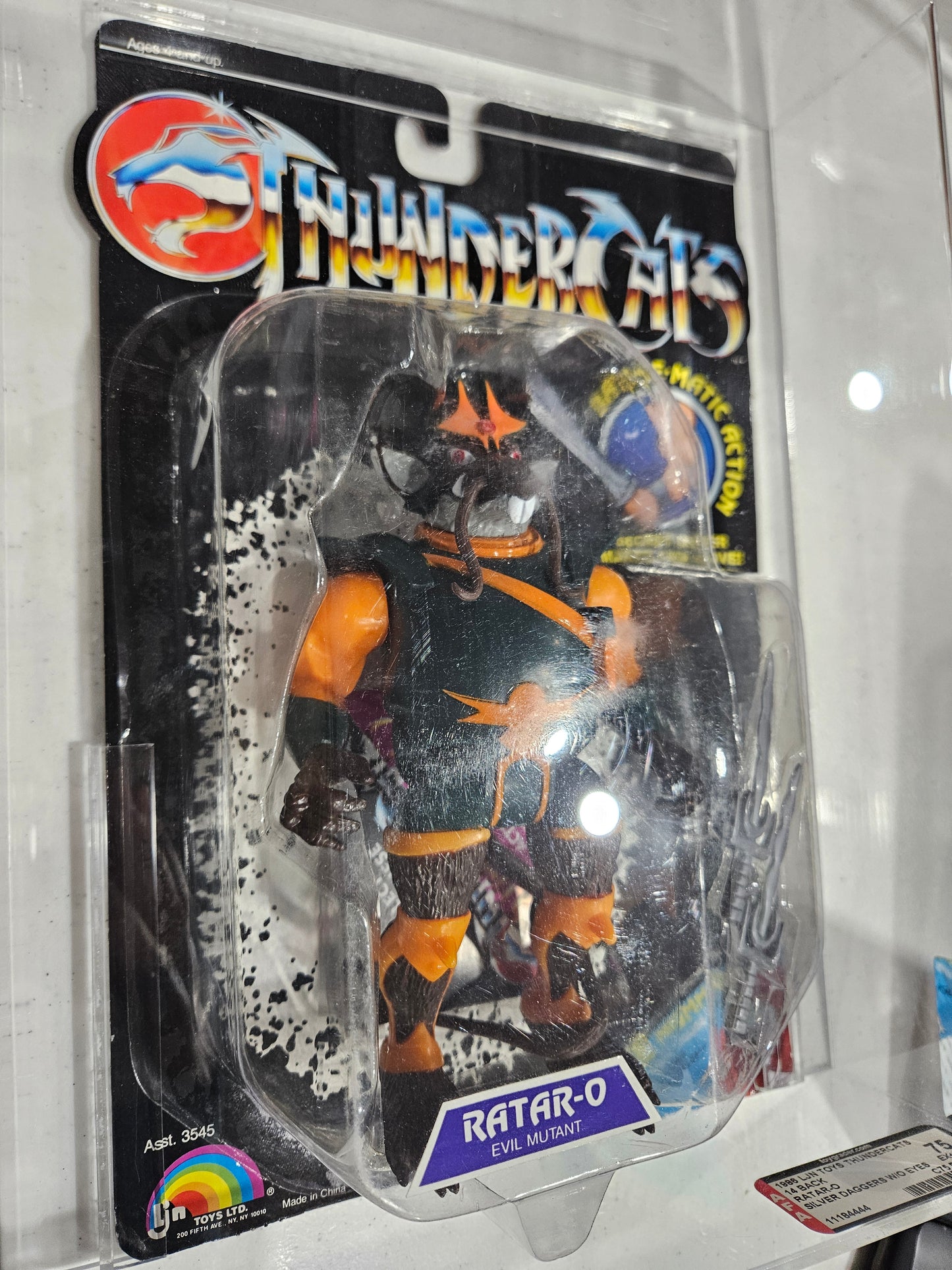 1986 LJN Toys Thundercats Rataro-O AFA 75 EX+/NM