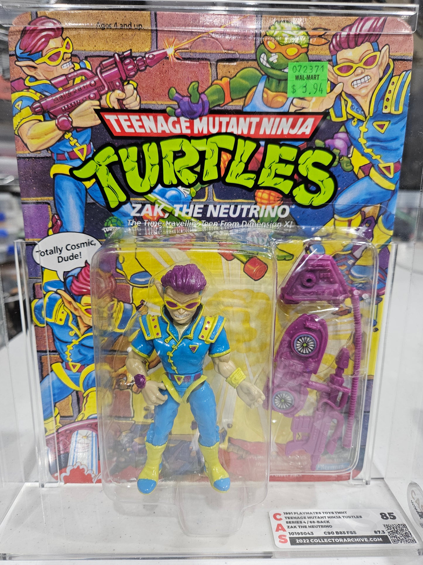 1991 Playmates TMNT Zak the Neutrino CAS 85