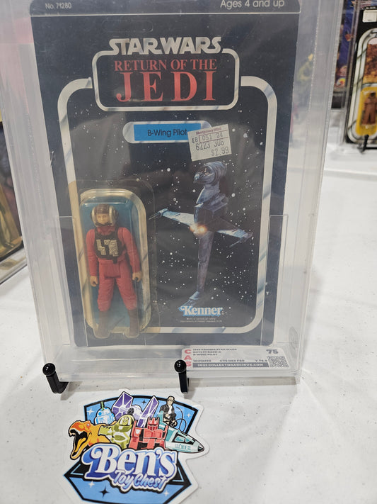1983 Kenner Star Wars ROTJ B-Wing Pilot CAS 75