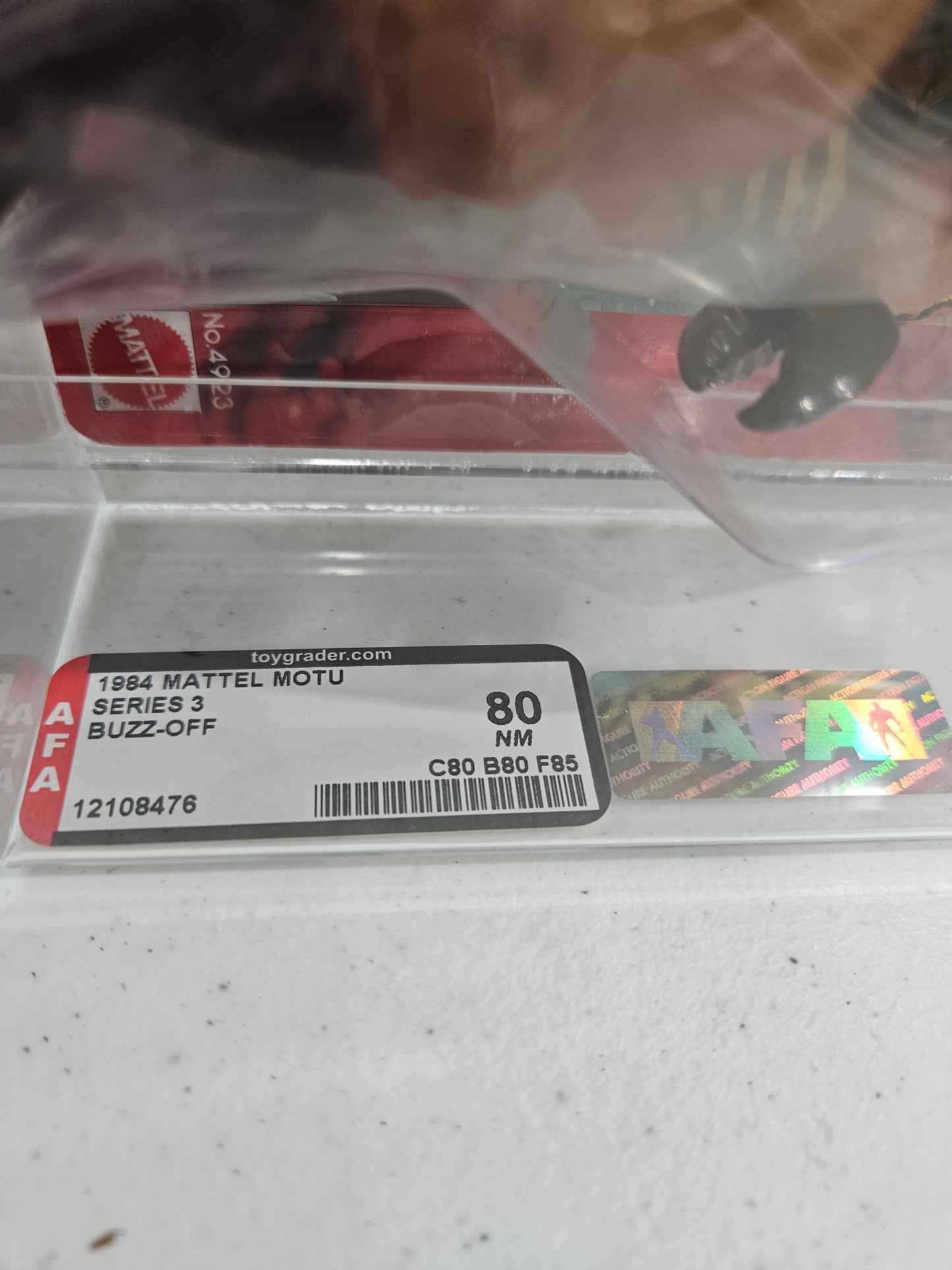 1984 Mattel MOTU Buzz-Off AFA 80 NM