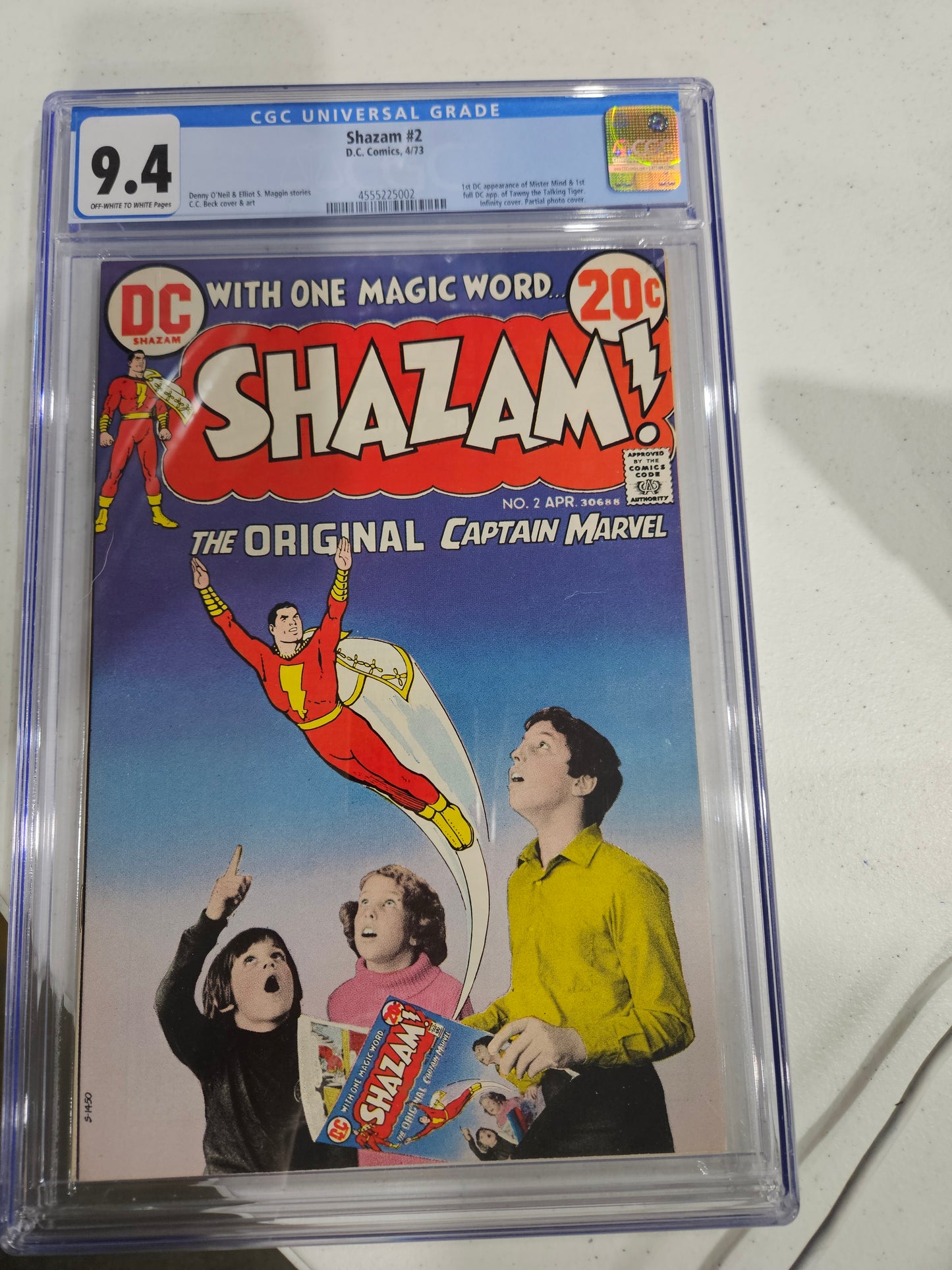 1973 DC Shazam #2 CGC 9.4