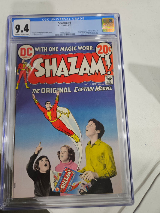1973 DC Shazam #2 CGC 9.4