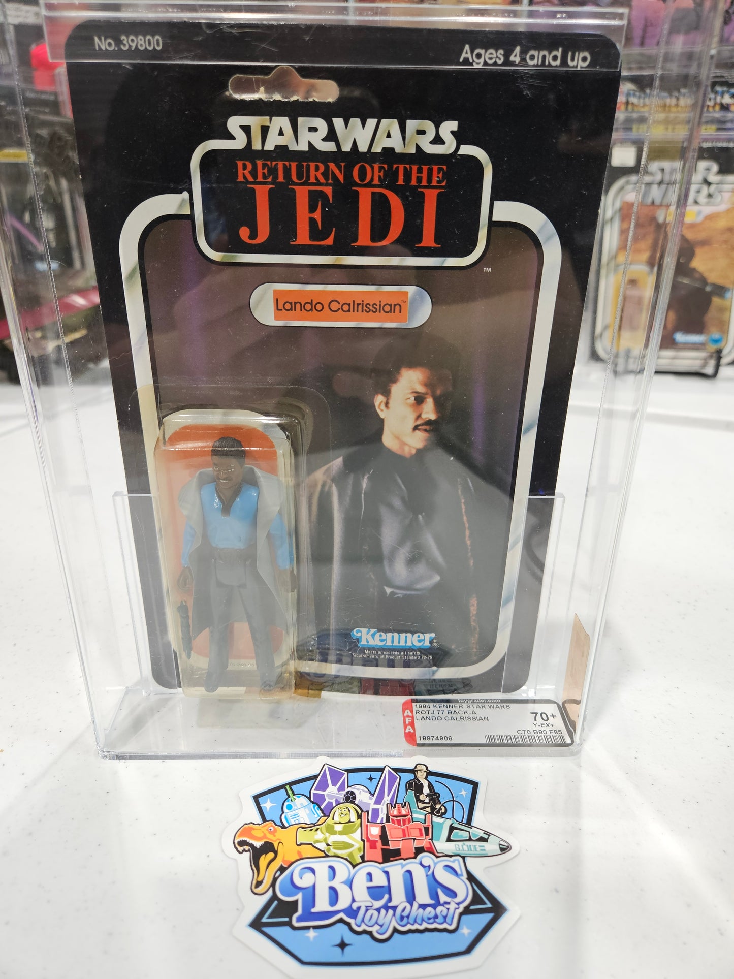 1984 Kenner Star Wars ROTJ Lando Calrissian AFA 70+