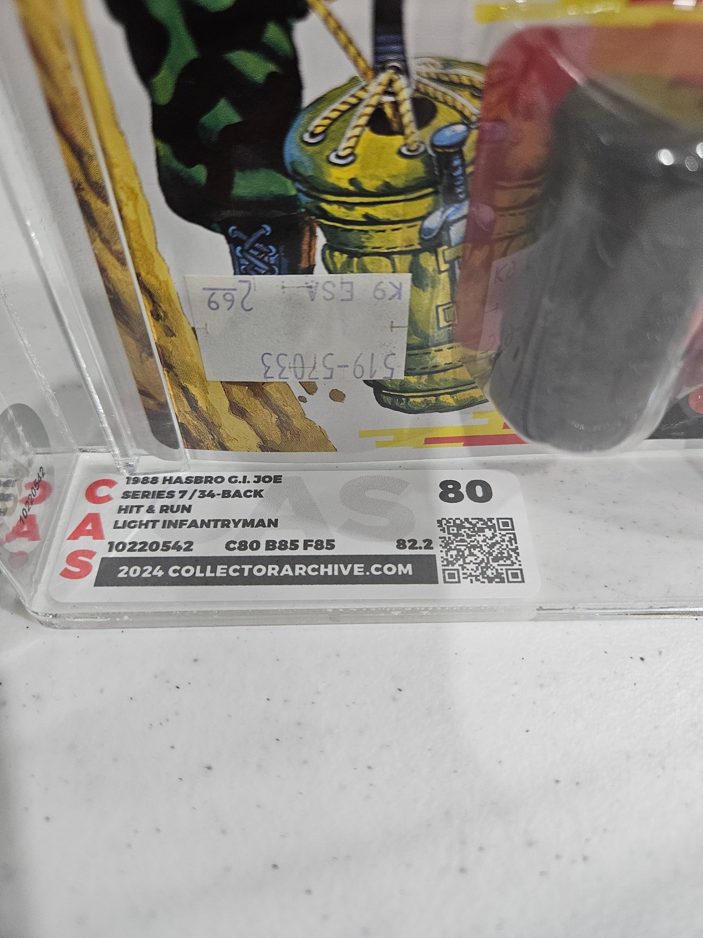 1988 Hasbro GI Joe Hit & Run CAS 80