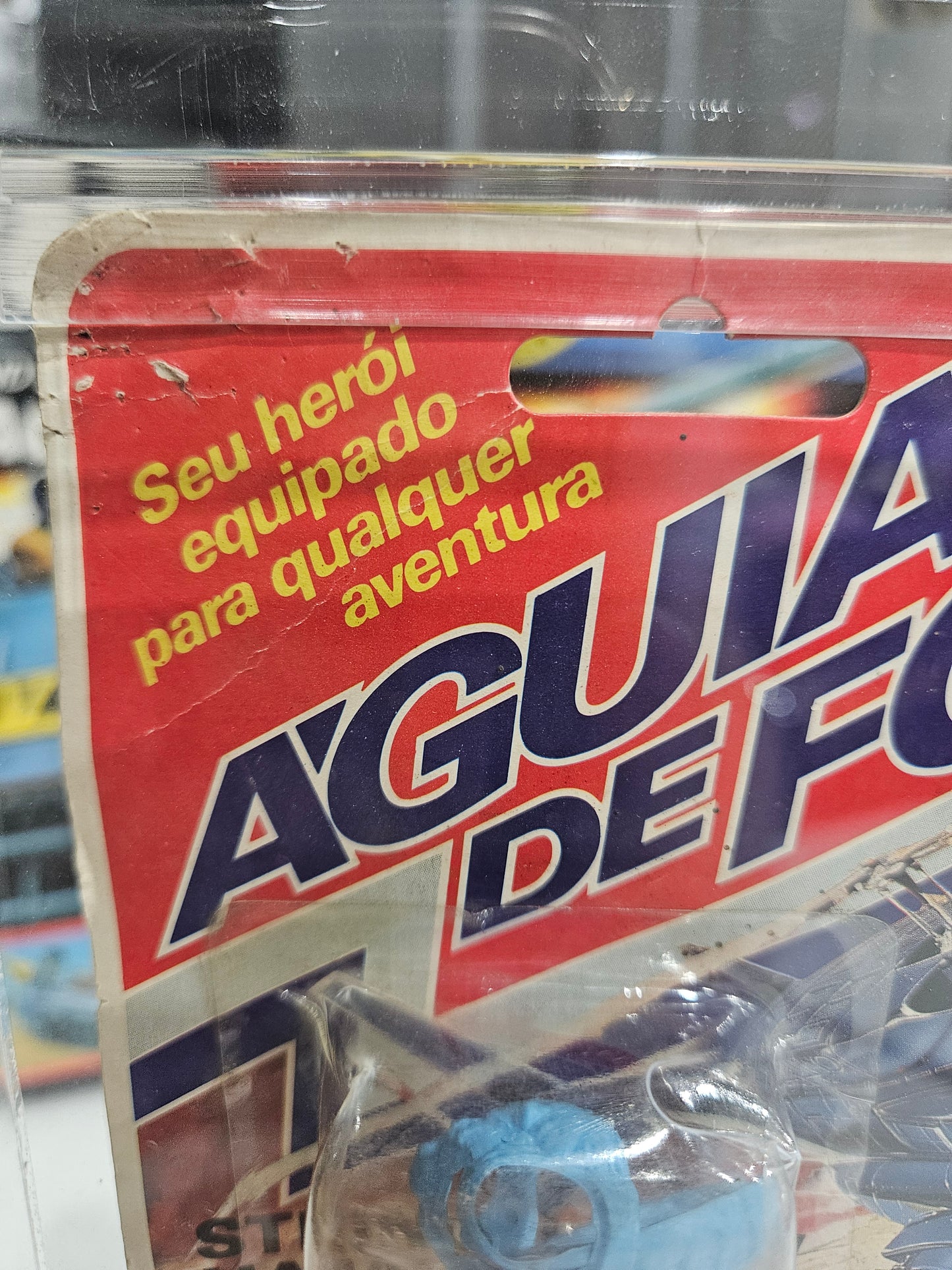 1984 Glasslite TV Toys Aqua De Fogo (Airwolf) Stringfellow Hawk CAS 50+