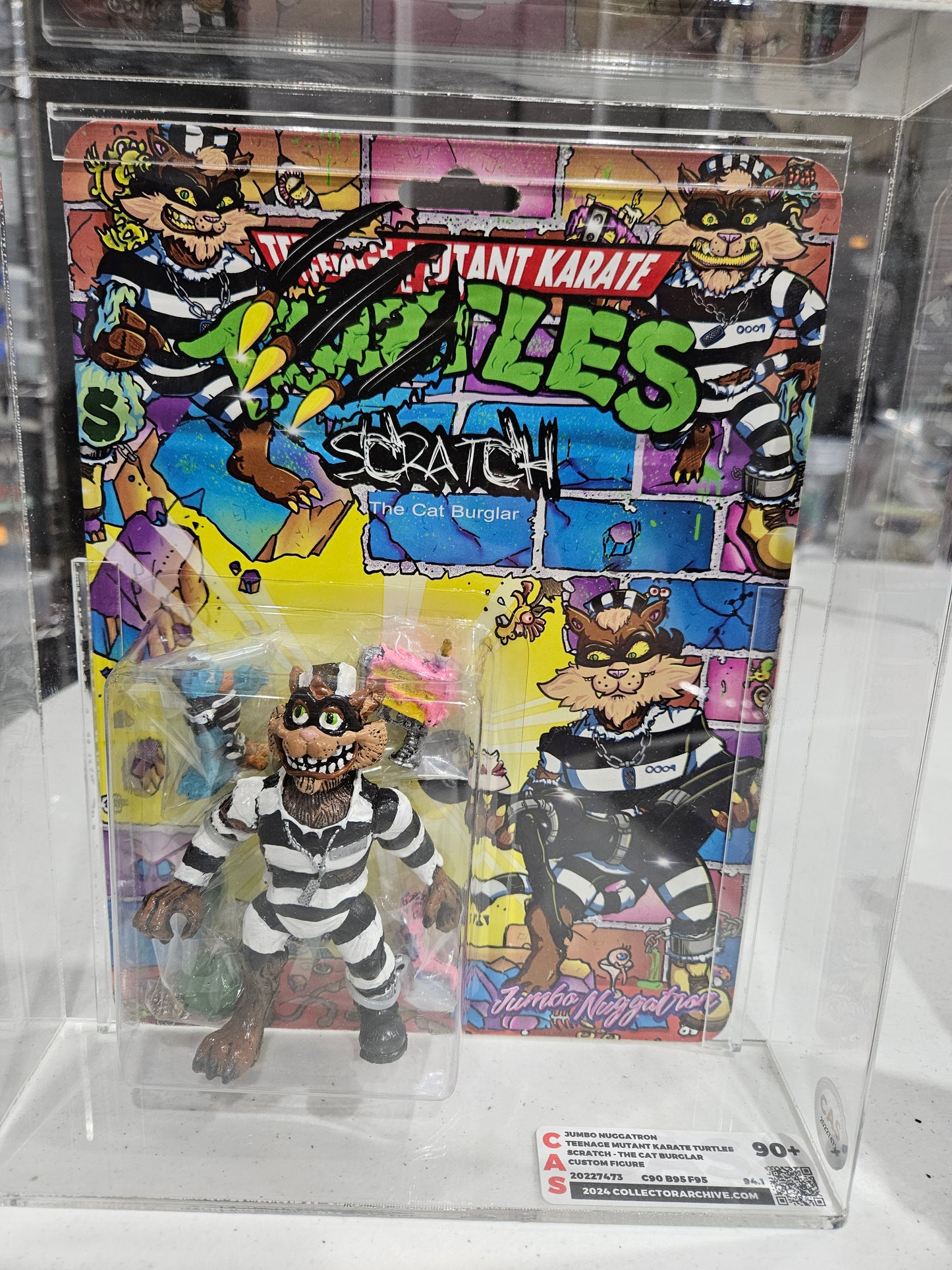 Jumbo Nuggatron Scratch Custom Figure CAS 90+ TMNT