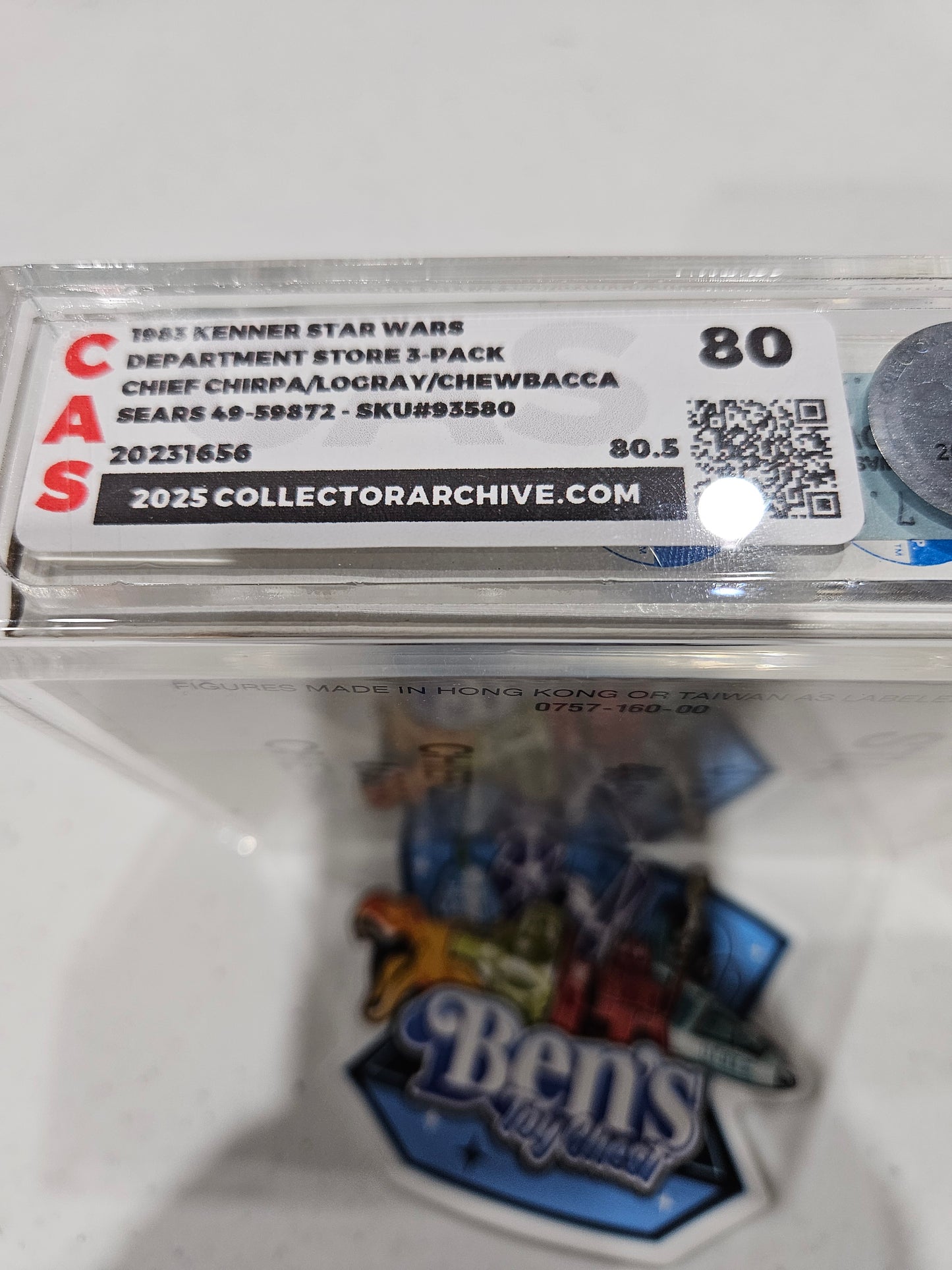 1983 Kenner Star Wars Dept Store 3-Pack CAS 80