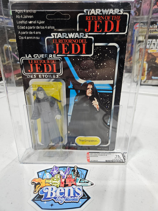 1984 Palitoy Star Wars Tri-Logo Emperor AFA 75 EX+/NM