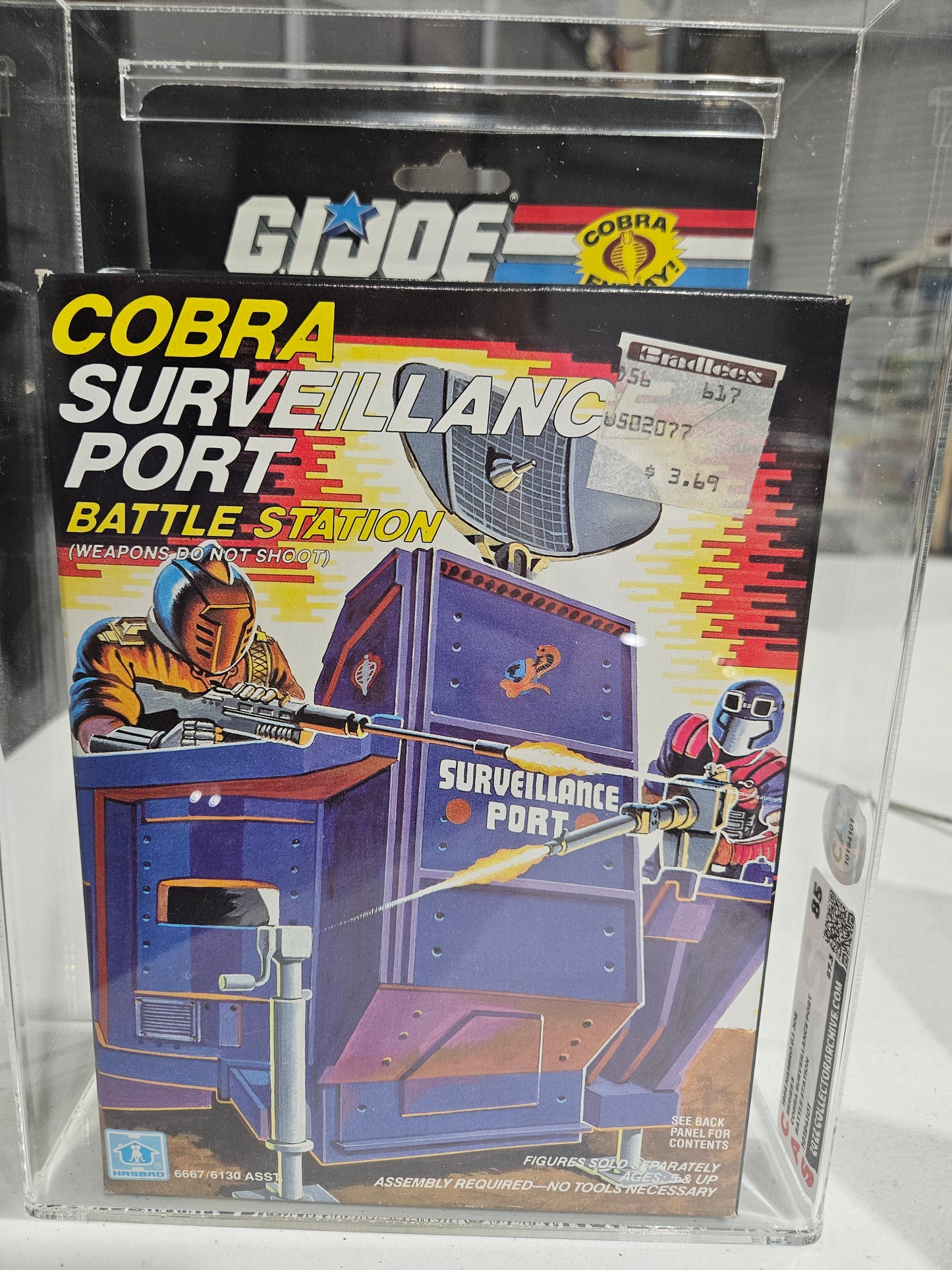 1986 Hasbro GI Joe Cobra Surveillance Port CAS 85