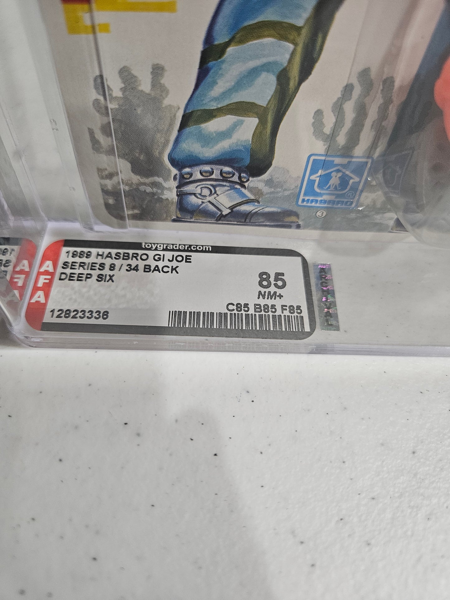1989 Hasbro GI Joe Deep Six AFA 85 NM+