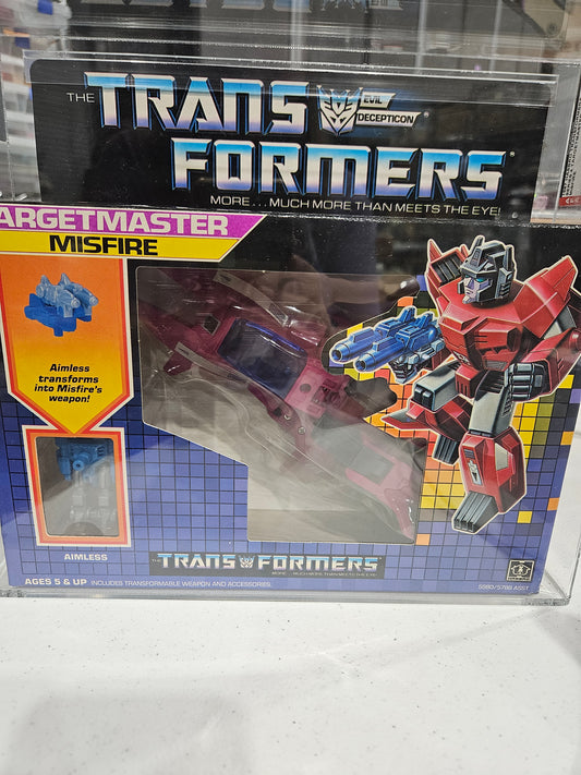 1987 Hsbro Transformers Misfire AFA 75+ EX+/NM